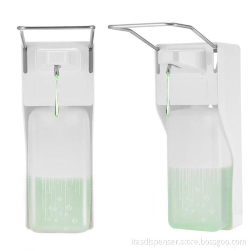 Wall-Mounted ABS Plastic Hand Sanitizer & Liquid Soap Dispenser